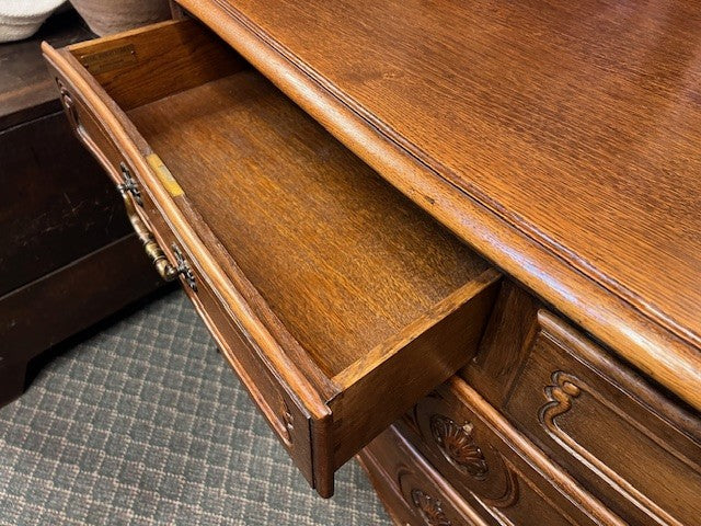 Vintage Belgian Oak Dresser