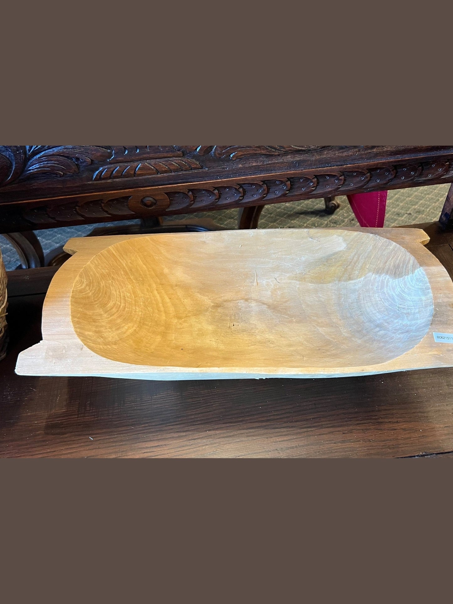 Vintage Hungarian Rustic Dough Bowl #511