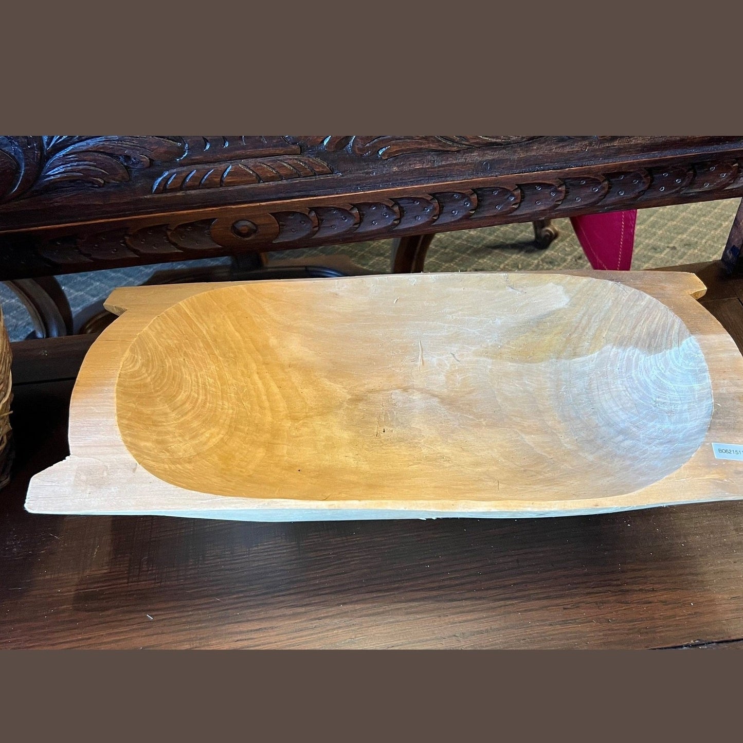 Vintage Hungarian Rustic Dough Bowl #511