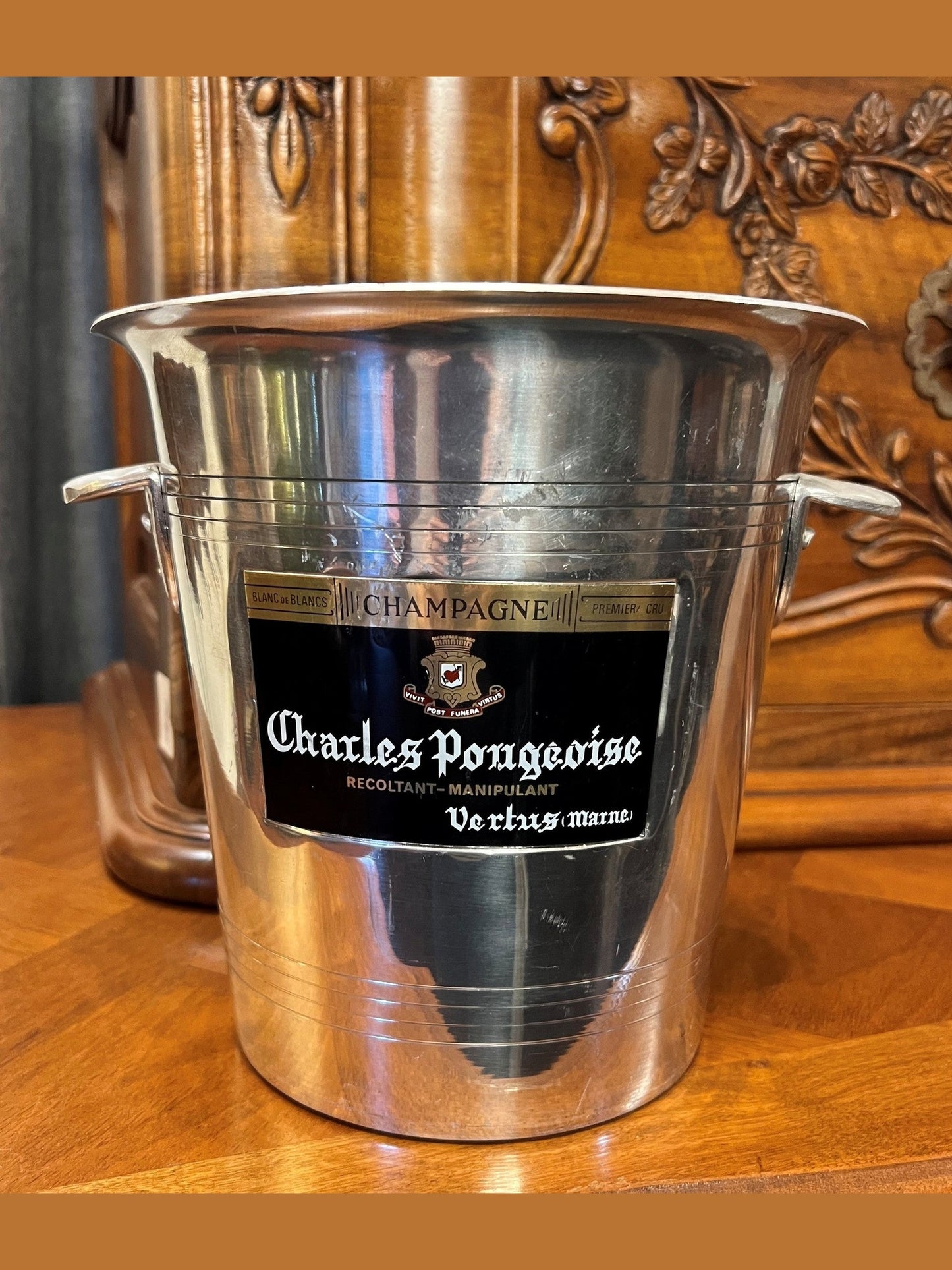 Found Metal Champagne Ice Bucket