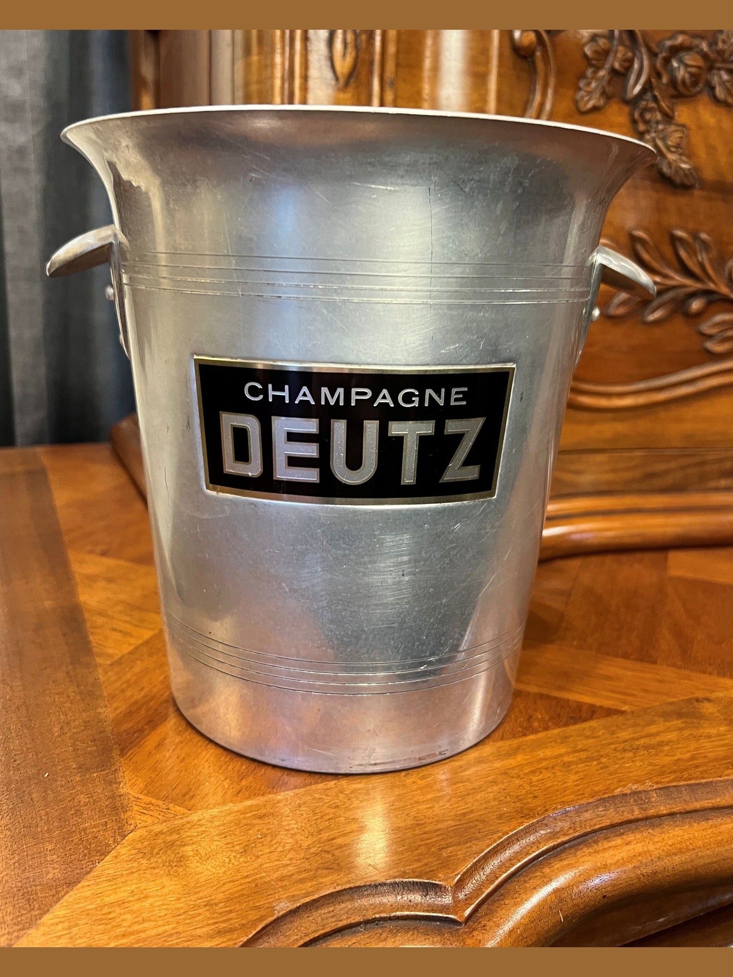 Found Metal Champagne Ice Bucket