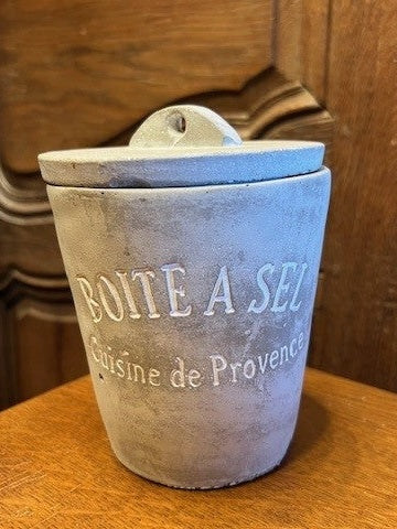 Stone Cement Boite a Sel LARGE