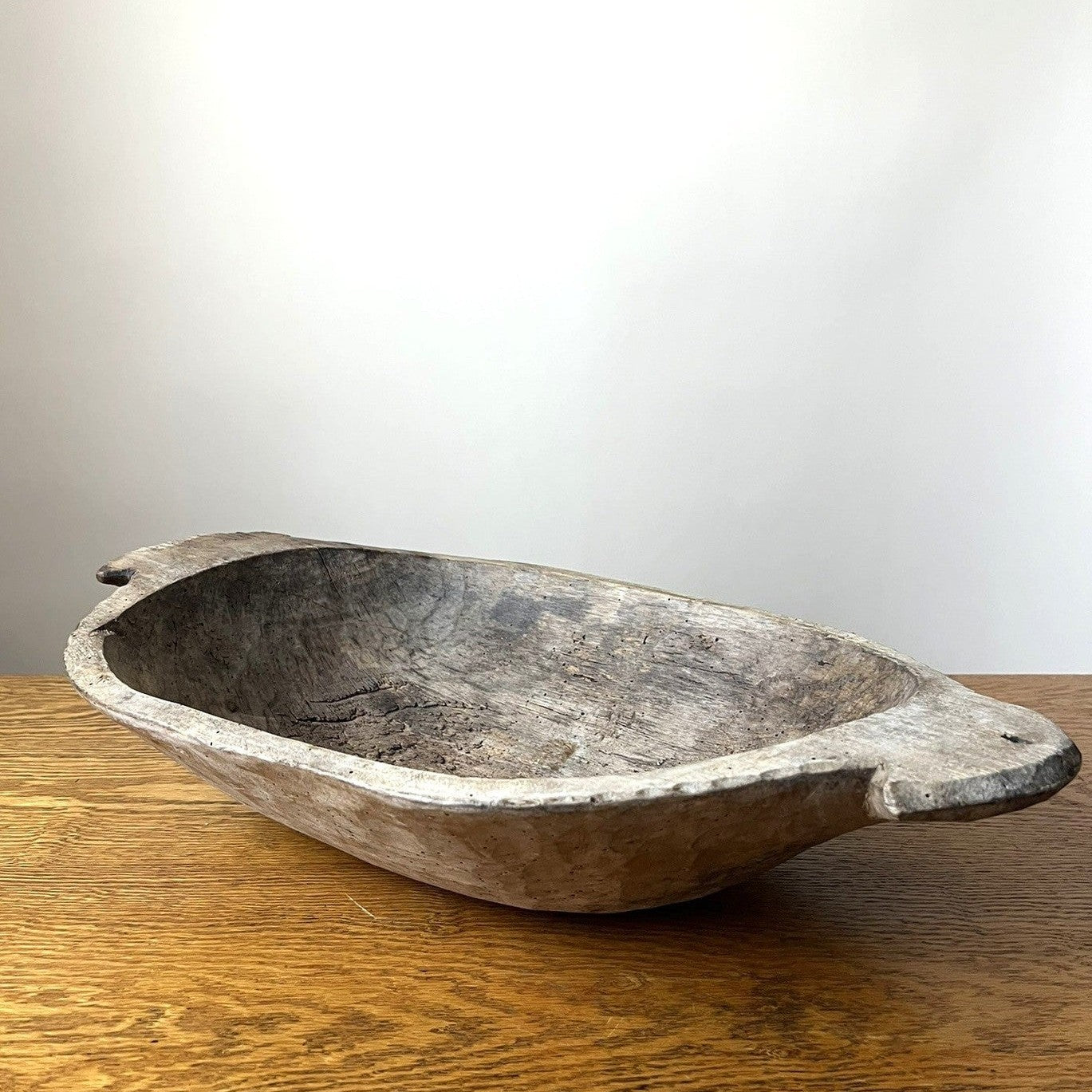 Vintage Hungarian Rustic Dough Bowl #507