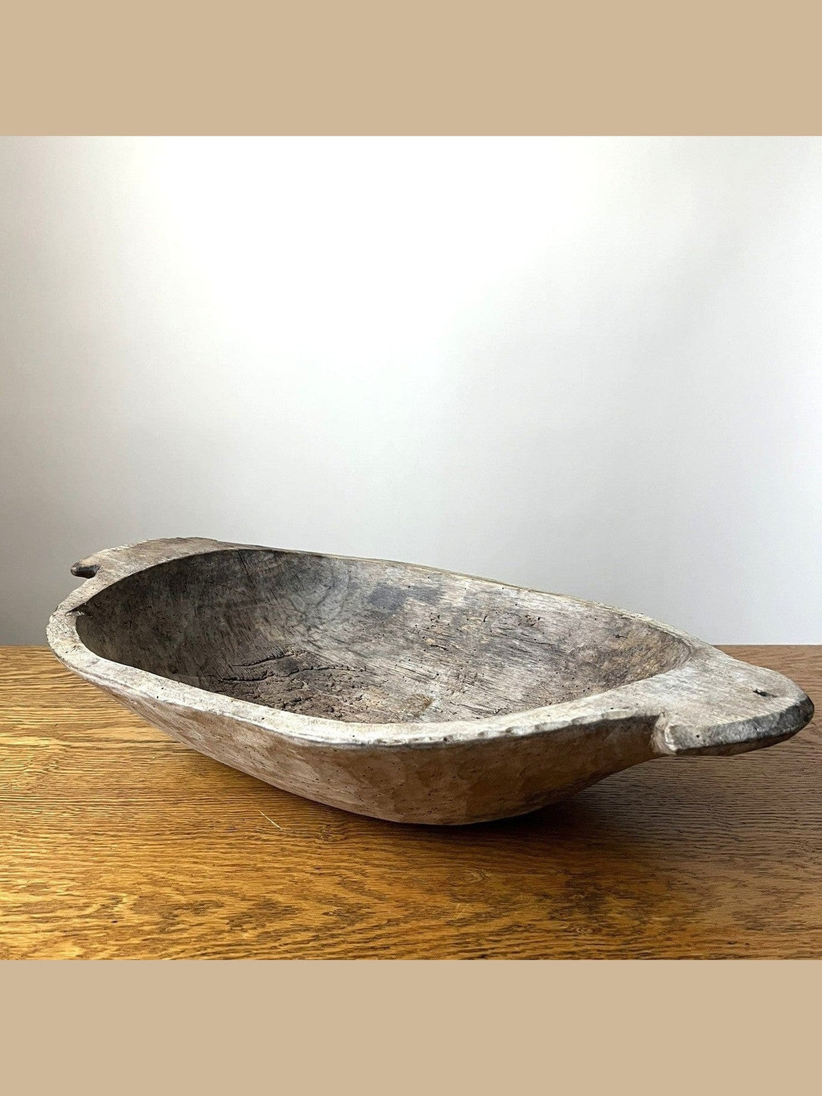 Vintage Hungarian Rustic Dough Bowl #507