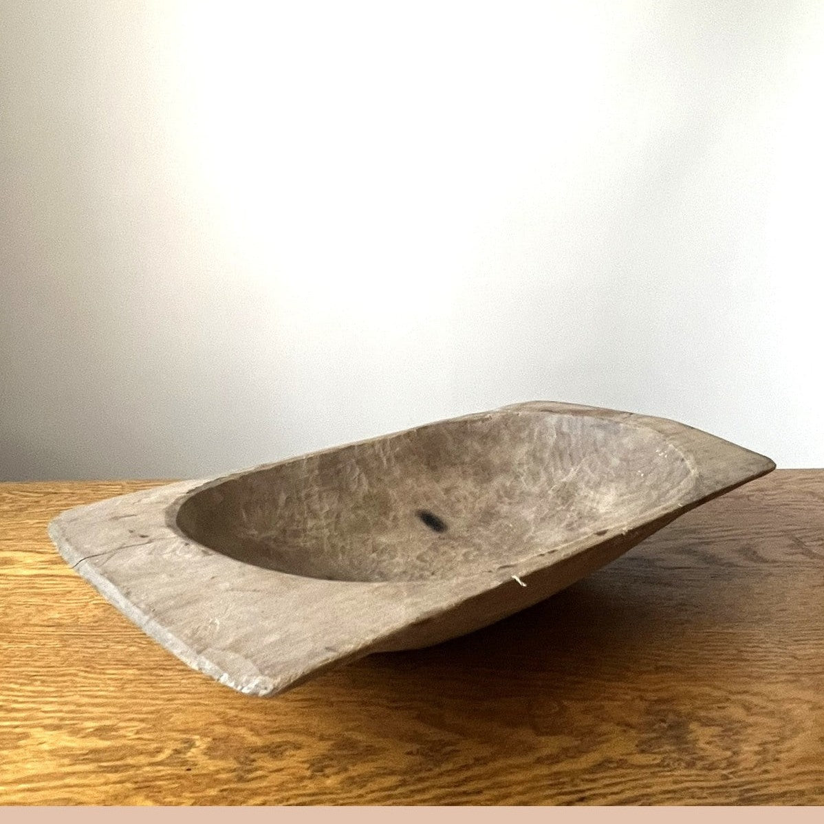 Vintage Hungarian Rustic Dough Bowl #5804