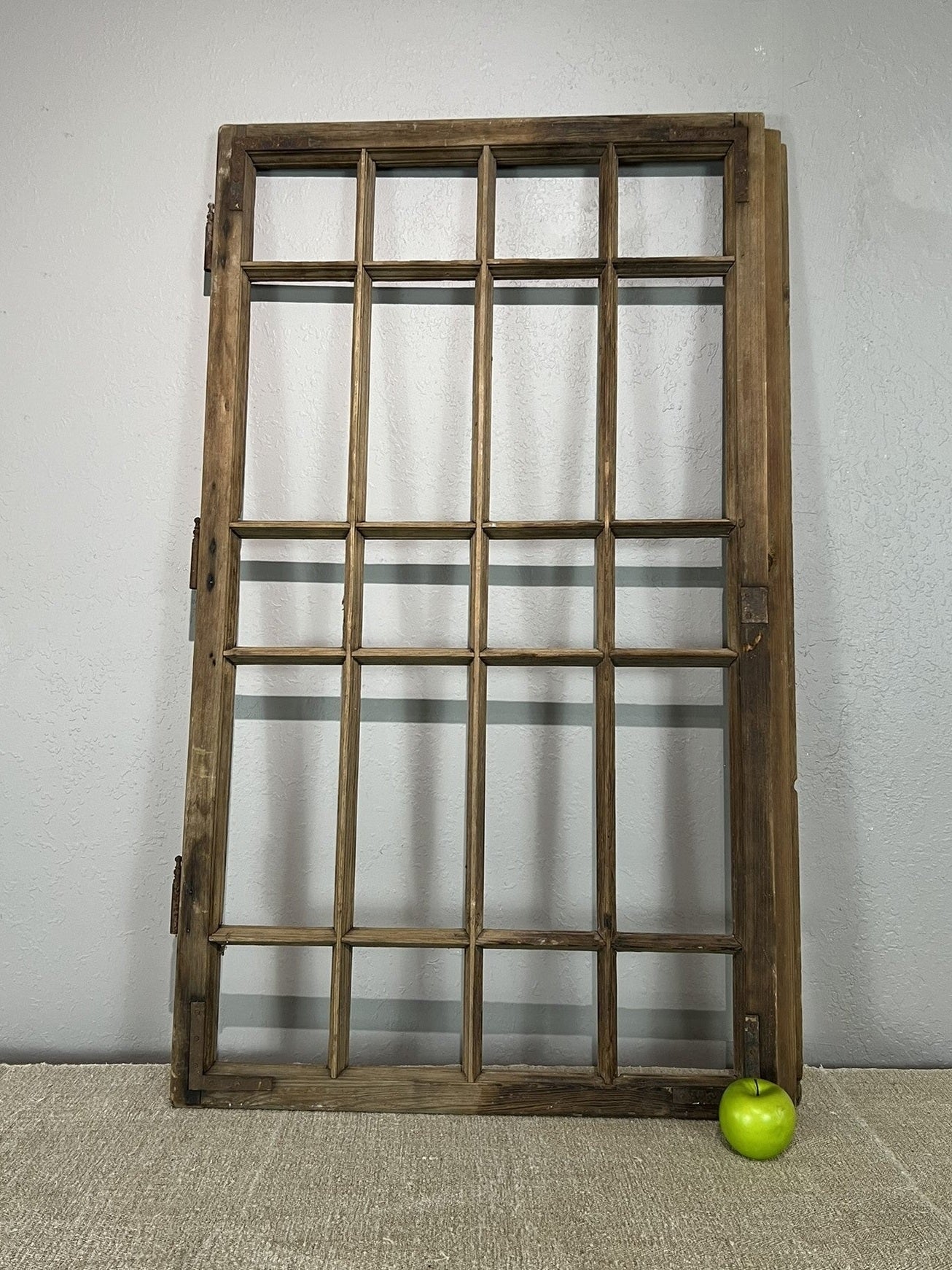 Vintage Hungarian Wood Window Frame