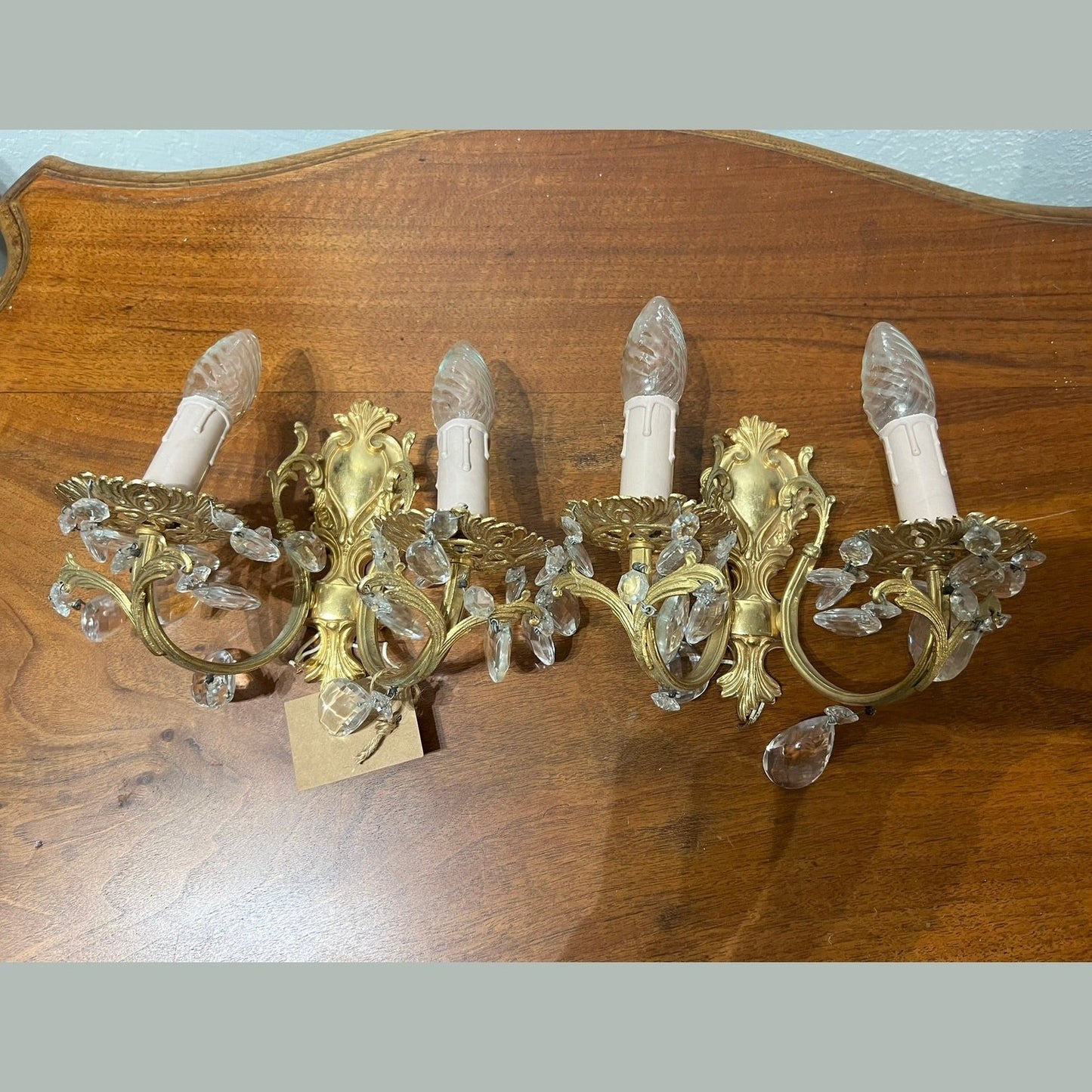 Vintage French Sconce - Glass #340