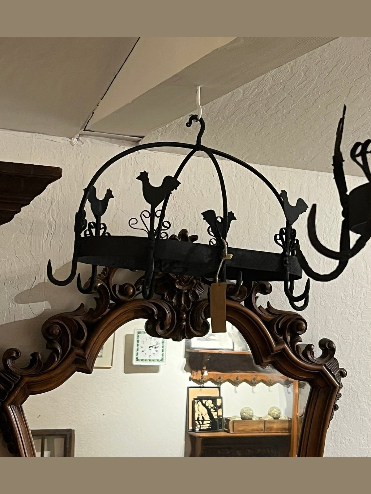 Rustic Farmhouse Chandelier or Herb Drying Rack