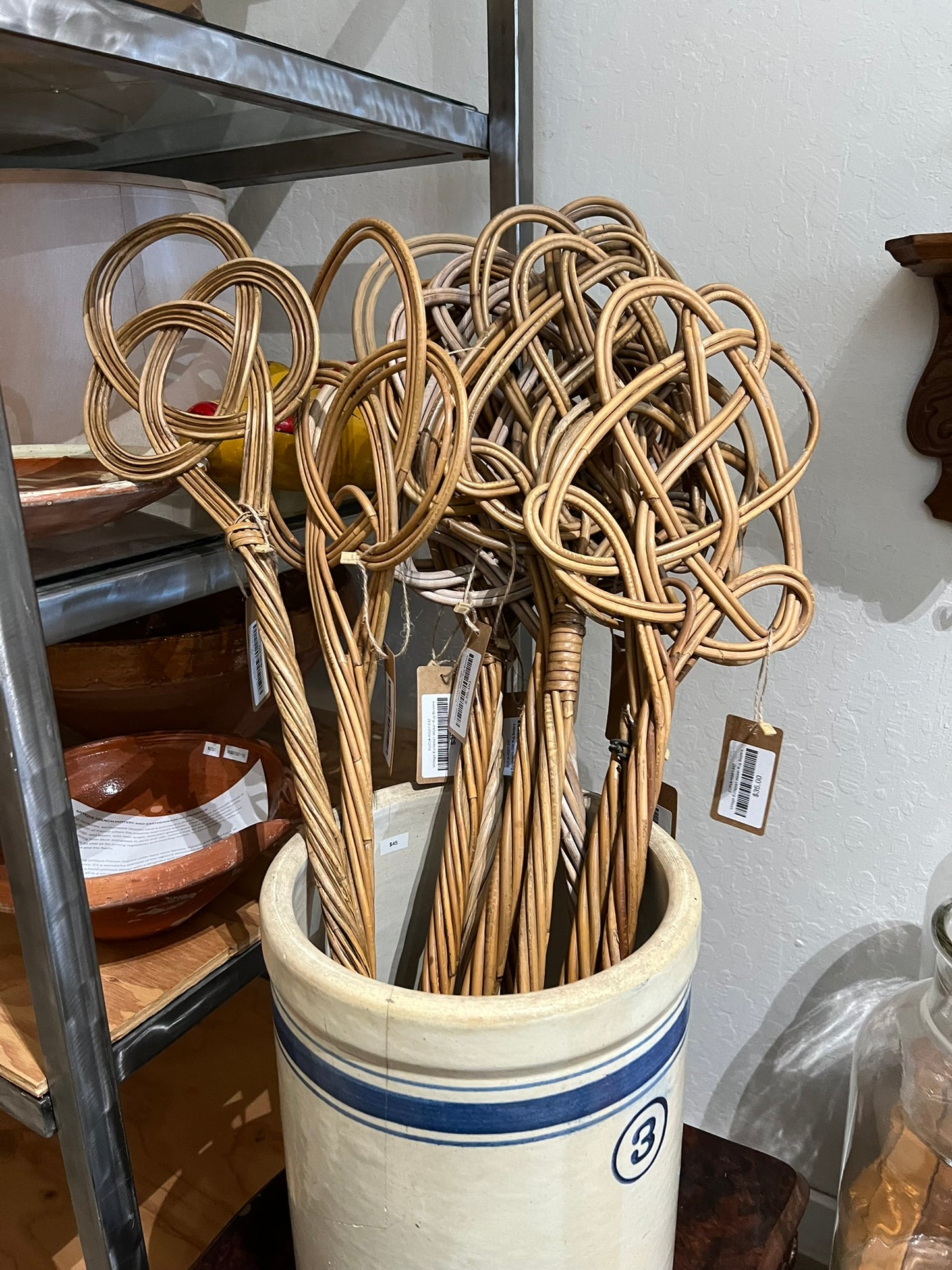 Vintage European Wicker Rug Beaters