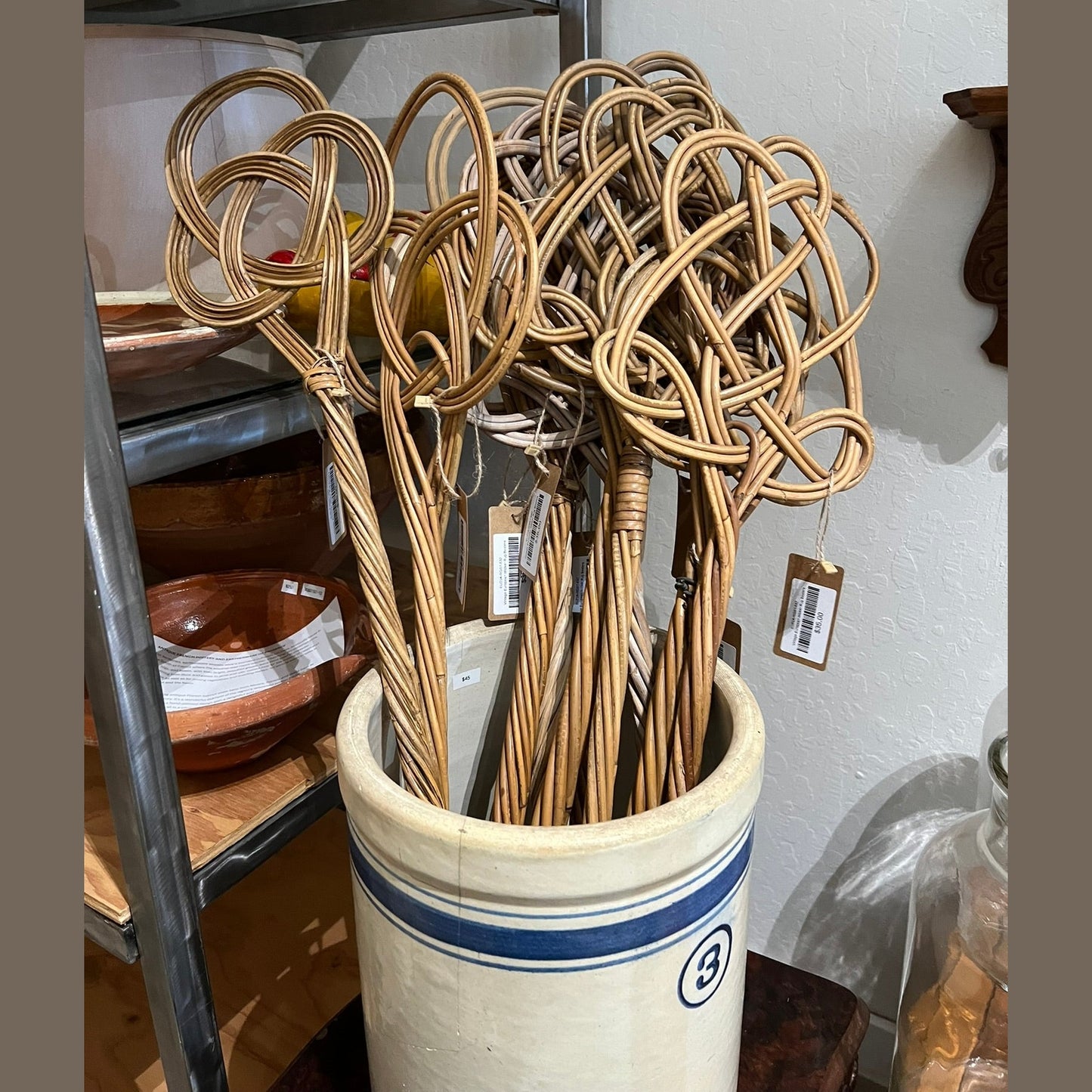 Vintage European Wicker Rug Beaters