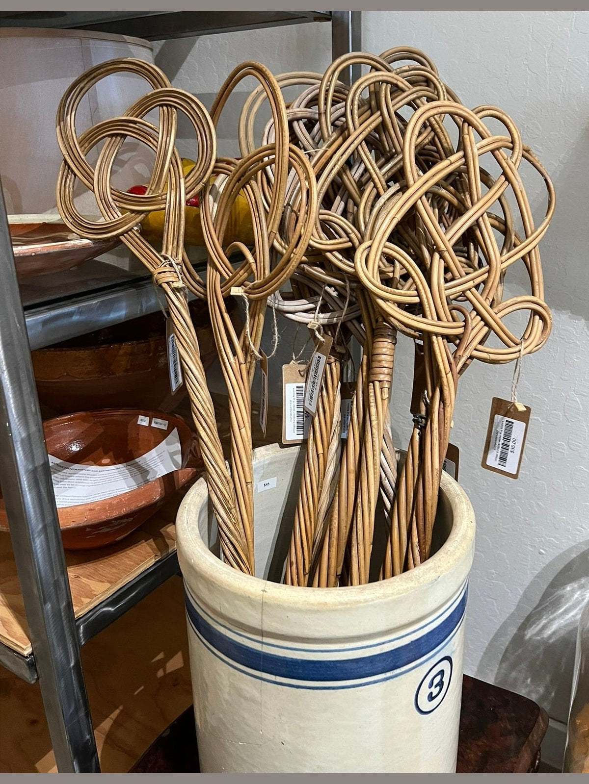 Vintage European Wicker Rug Beaters