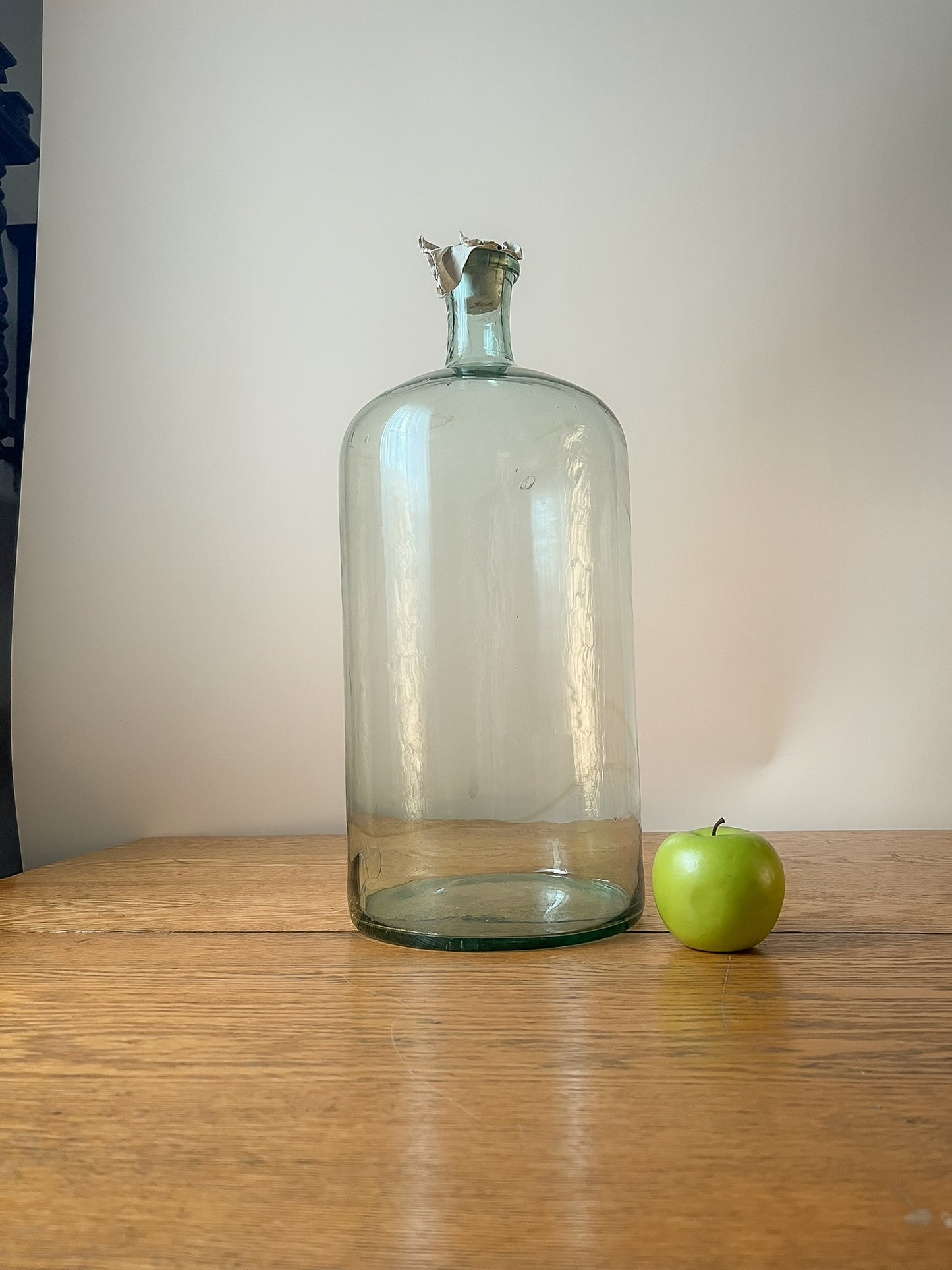 Demijohn -Large European Clear Glass Oil Bottle