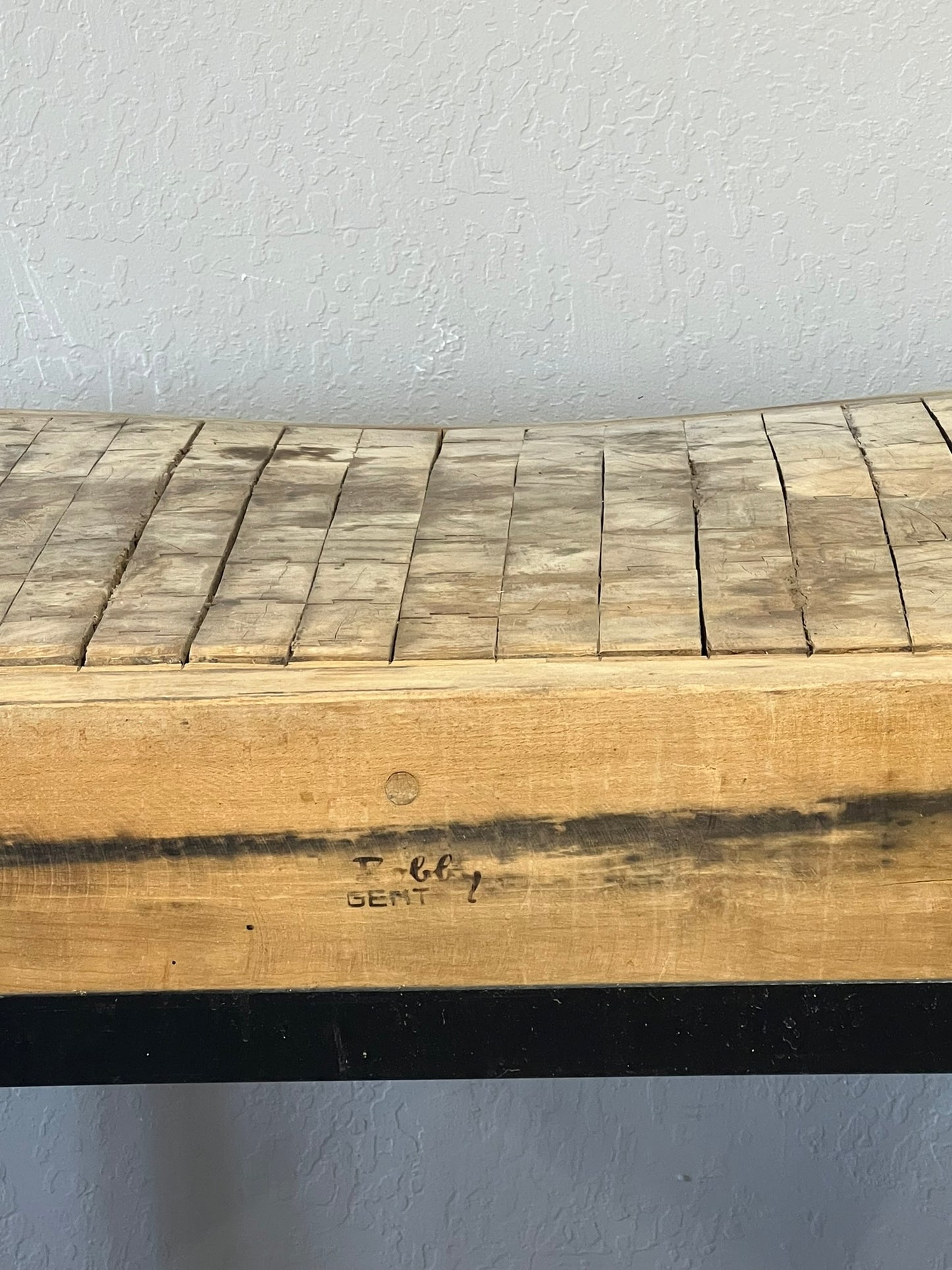 Vintage Solid Wood Butcher Block
