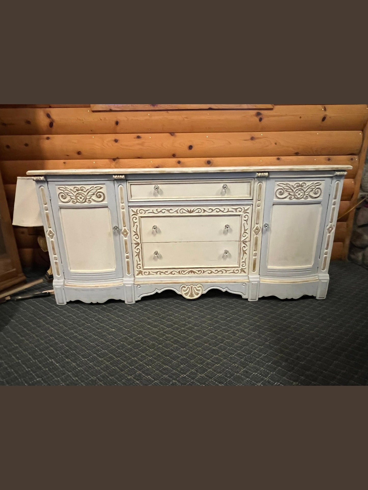 Vintage American Painted Buffet
