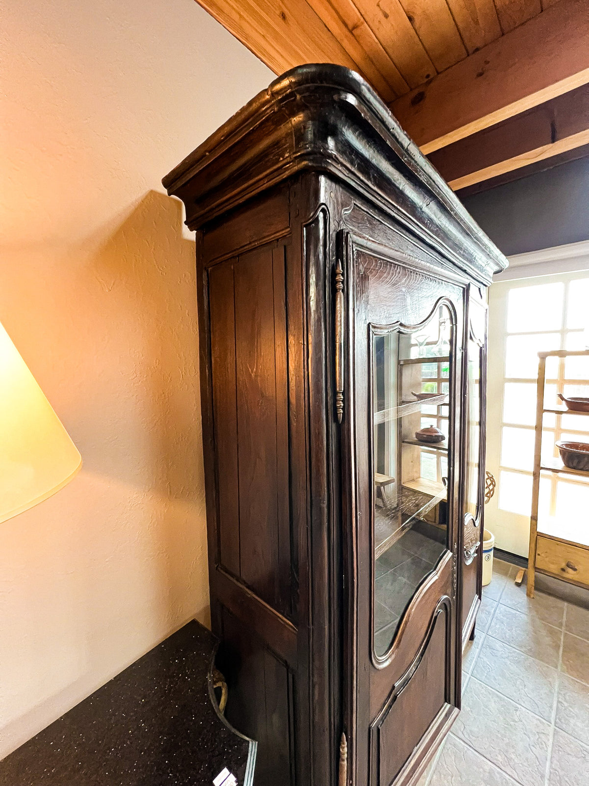 Early 19th-Century French Provincial Oak Armoire