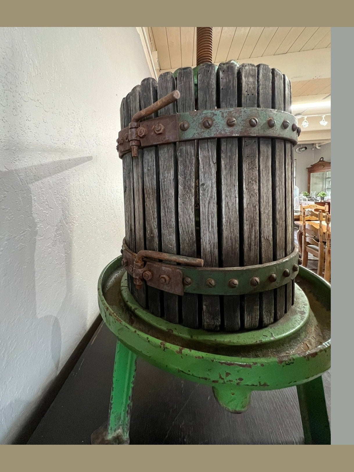 Vintage Hungarian Wine Press