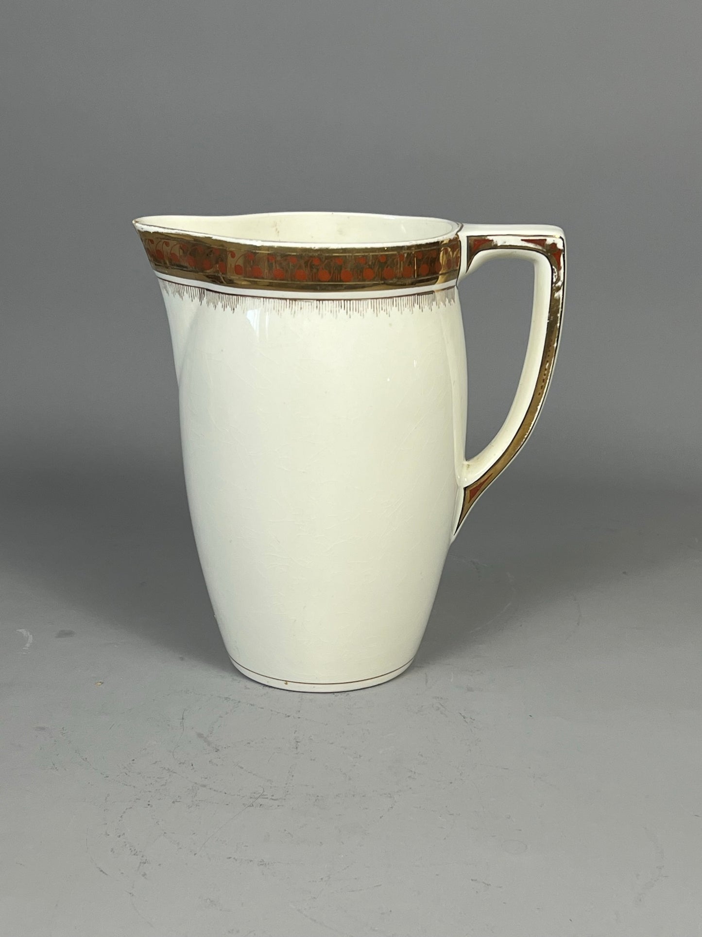 Antique European Wash Basin Set with Pitcher, Bowl & Toiletry Holders