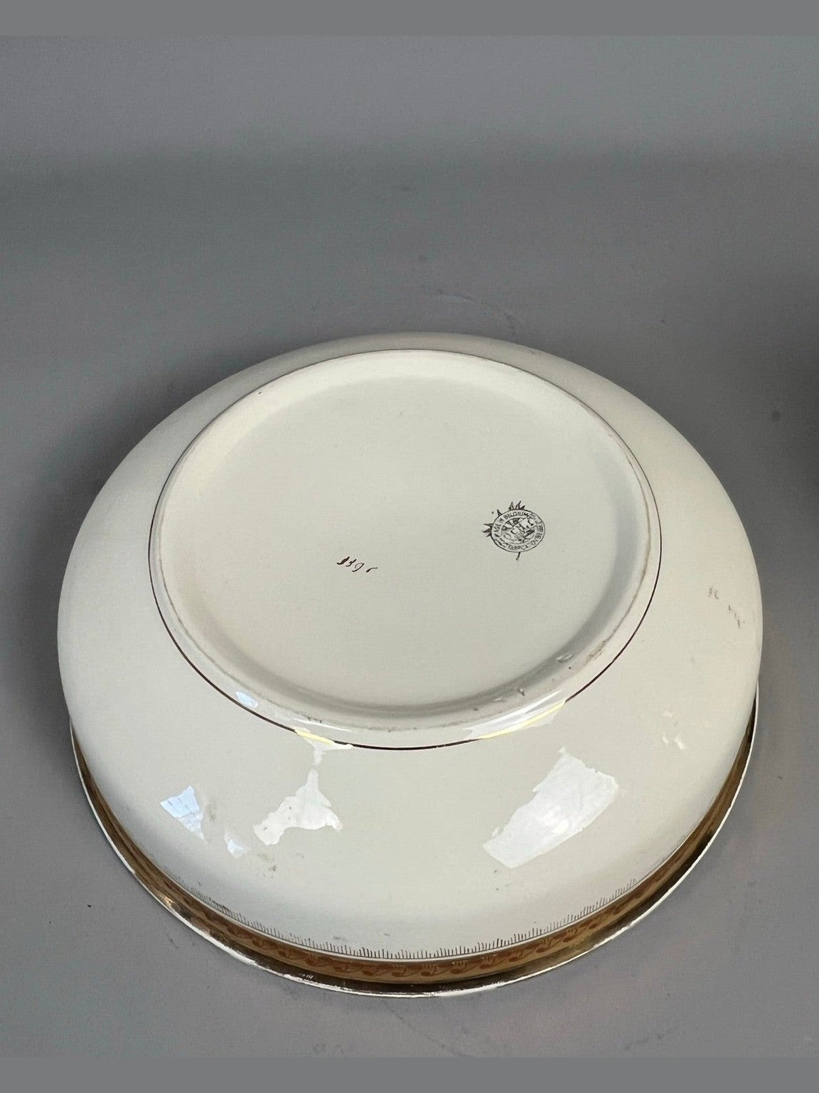 Antique European Porcelain Washstand Set with Gilt Decoration