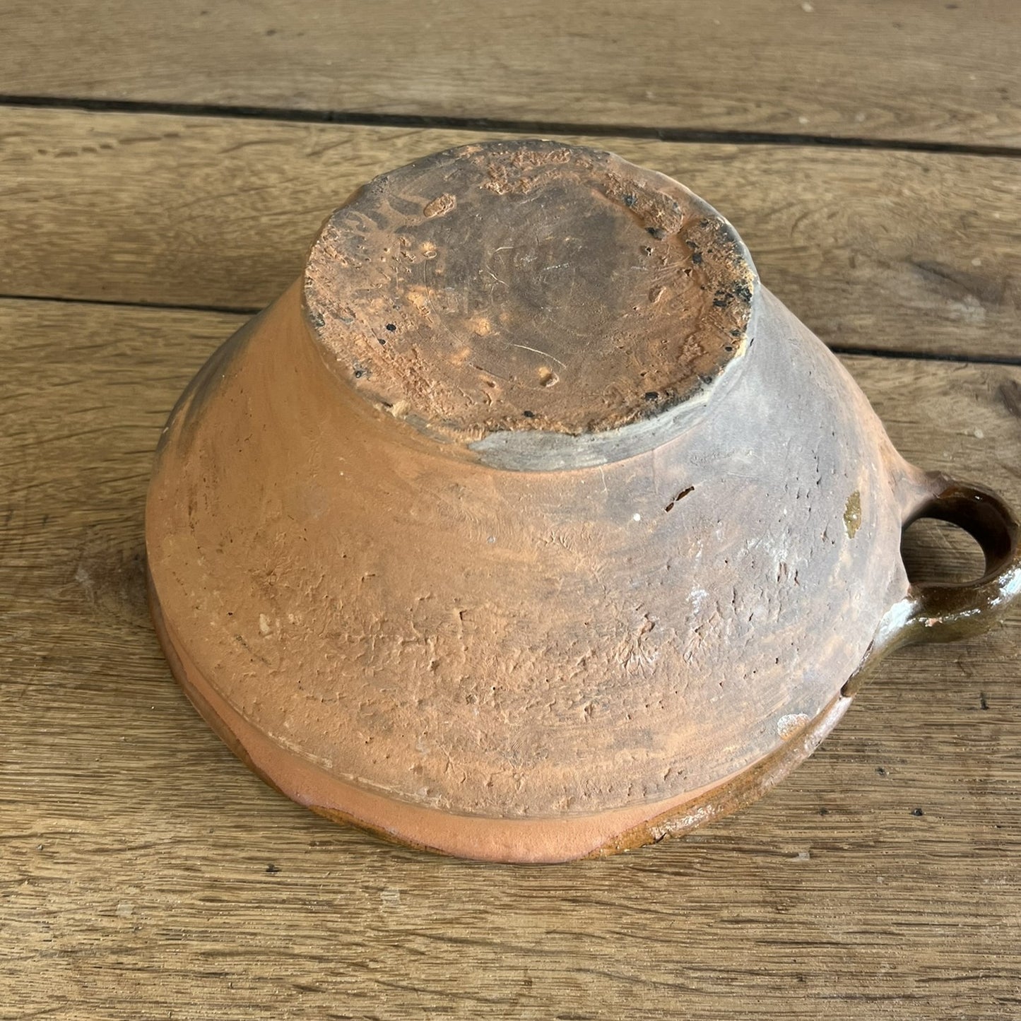 French Brown Glazed Terracotta Bowl #10
