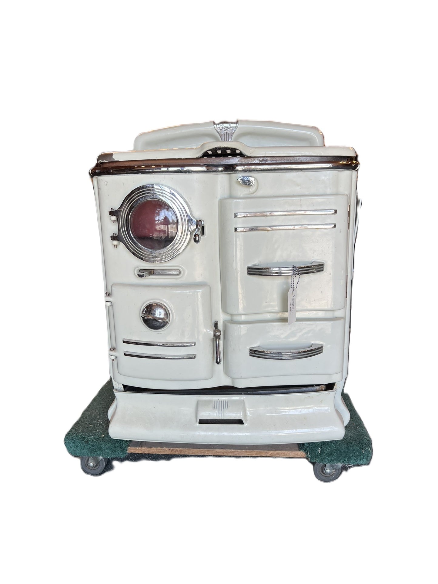 Vintage French White Apartment Stove #221