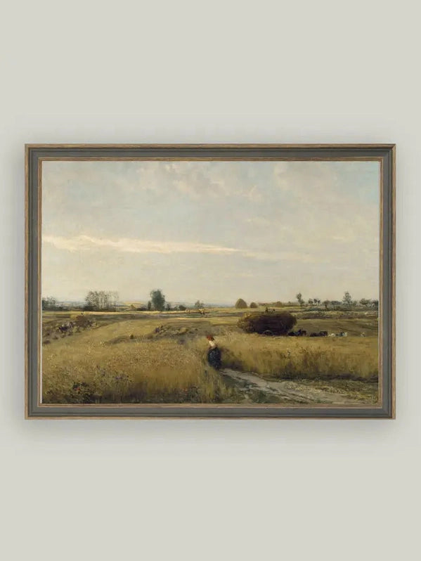 Harvest Landscape Framed Art