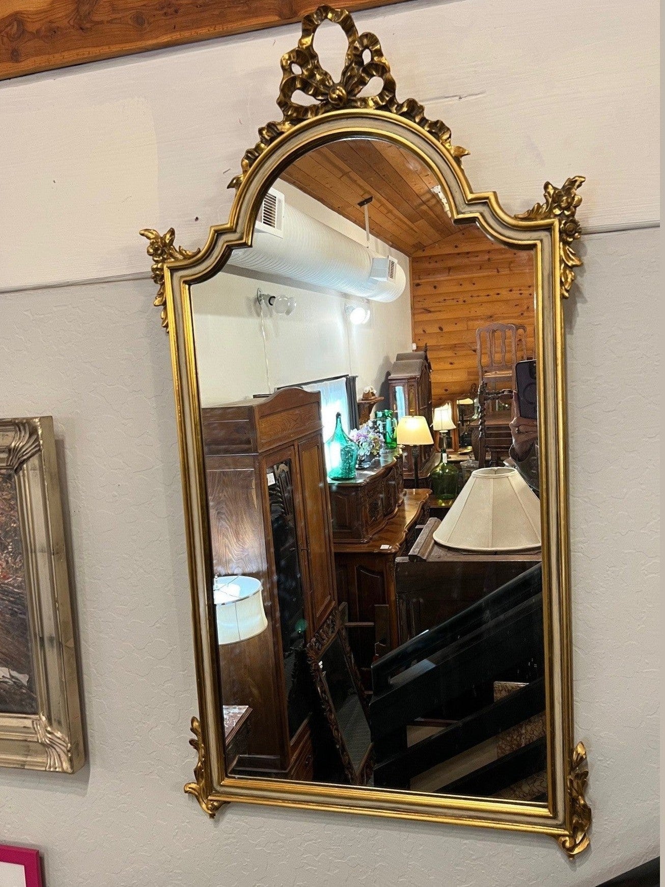 Vintage European Gilded Mirror