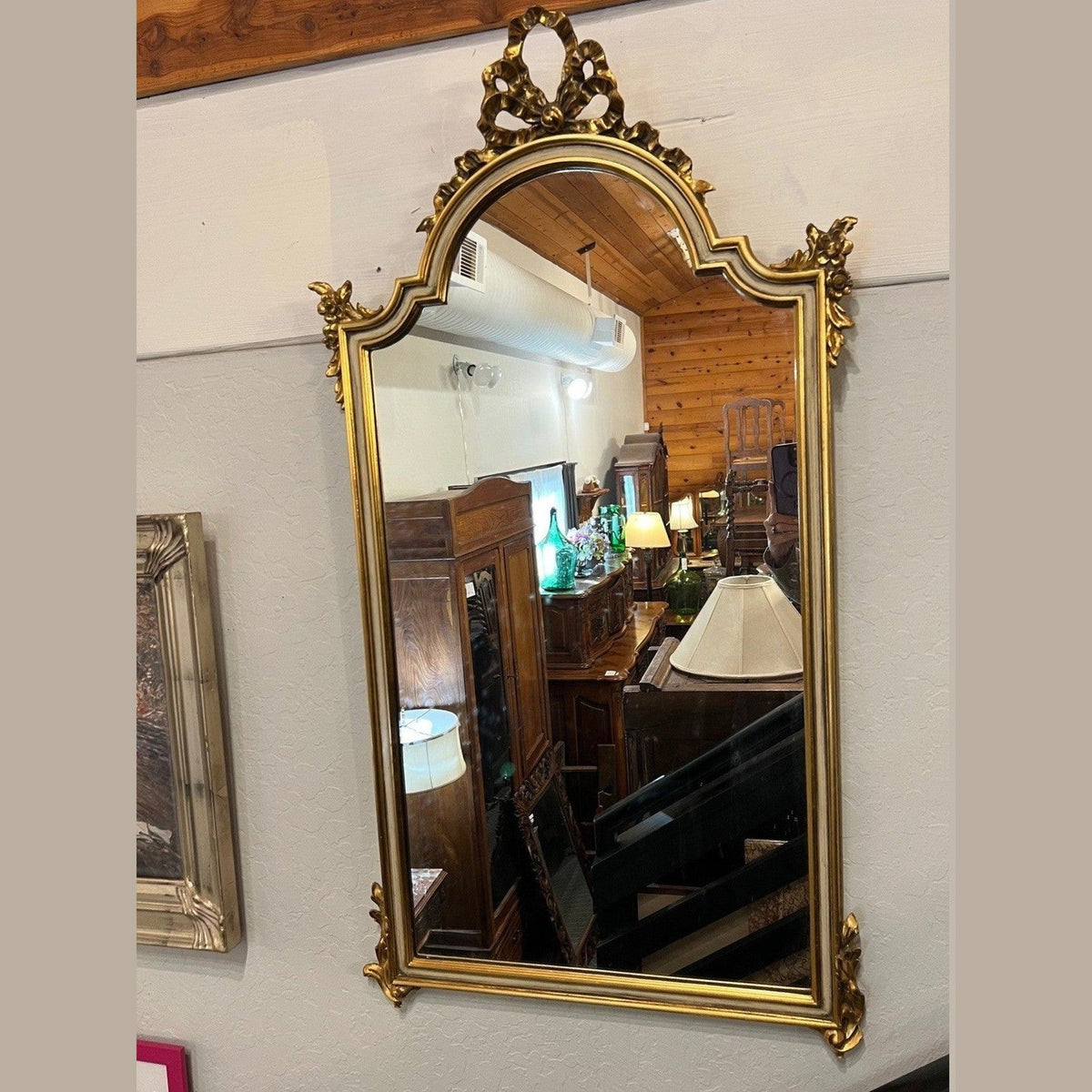 Vintage European Gilded Mirror