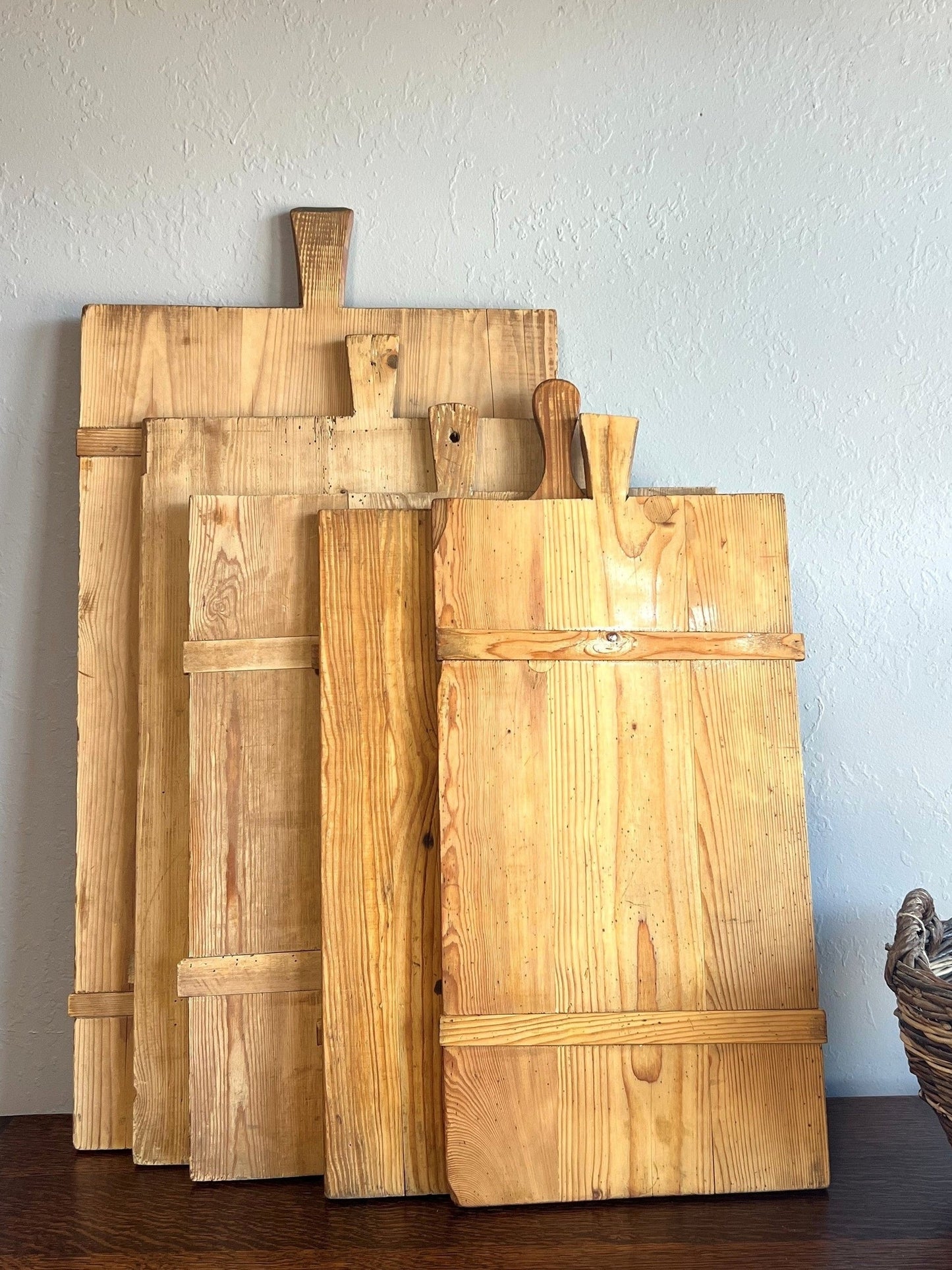 Vintage German Pine Rectangular Breadboard