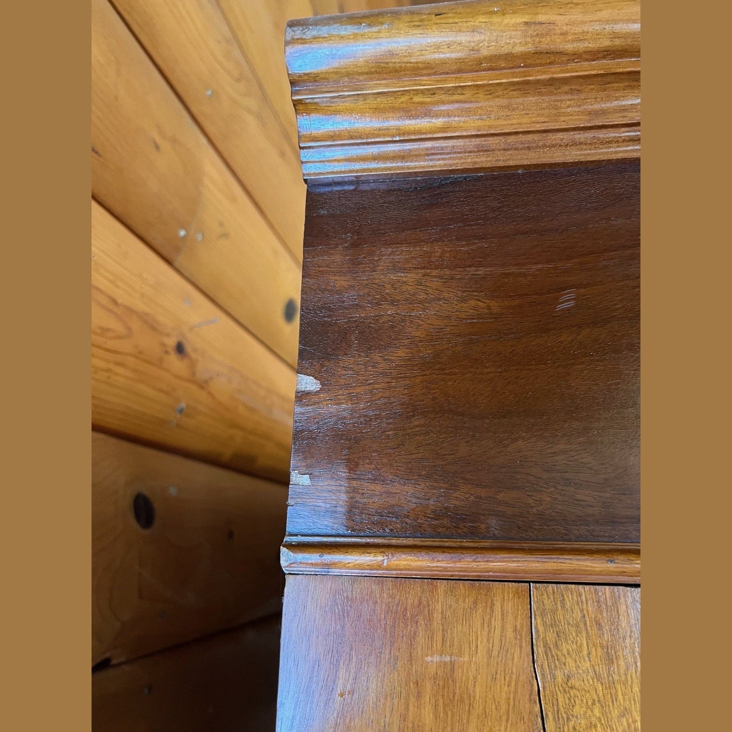 Antique French Walnut Louis XV Armoire #358