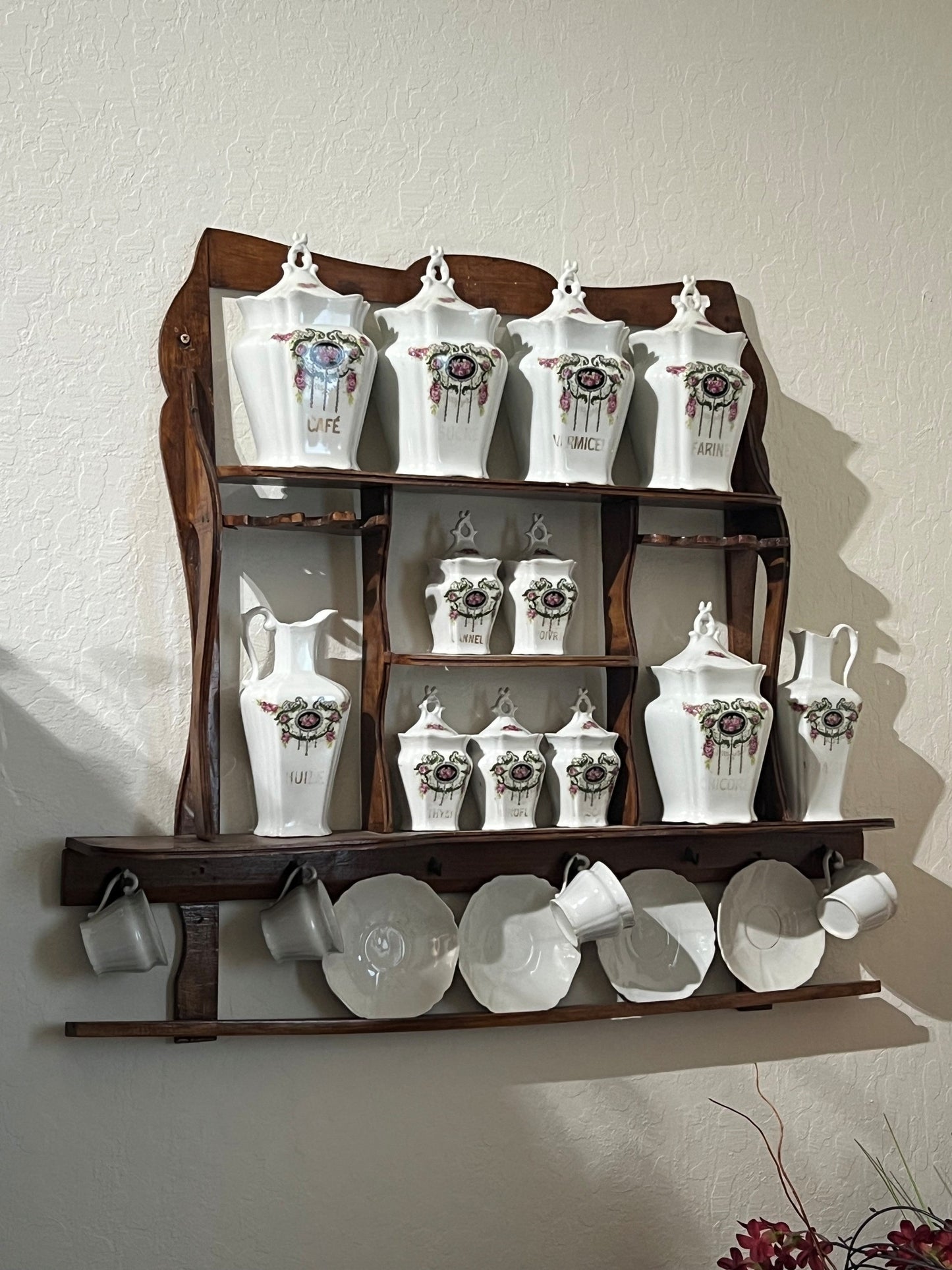 Vintage European Spice Set and Rack #183