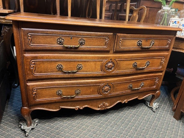 Vintage Belgian Oak Dresser