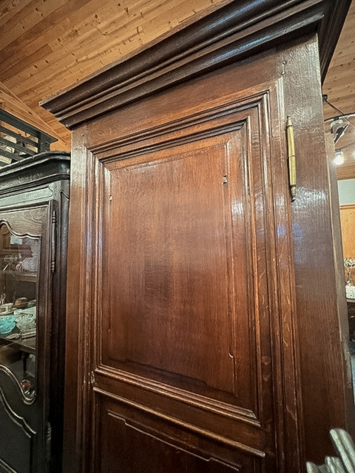 Antique French Provincial Oak Bonnetière