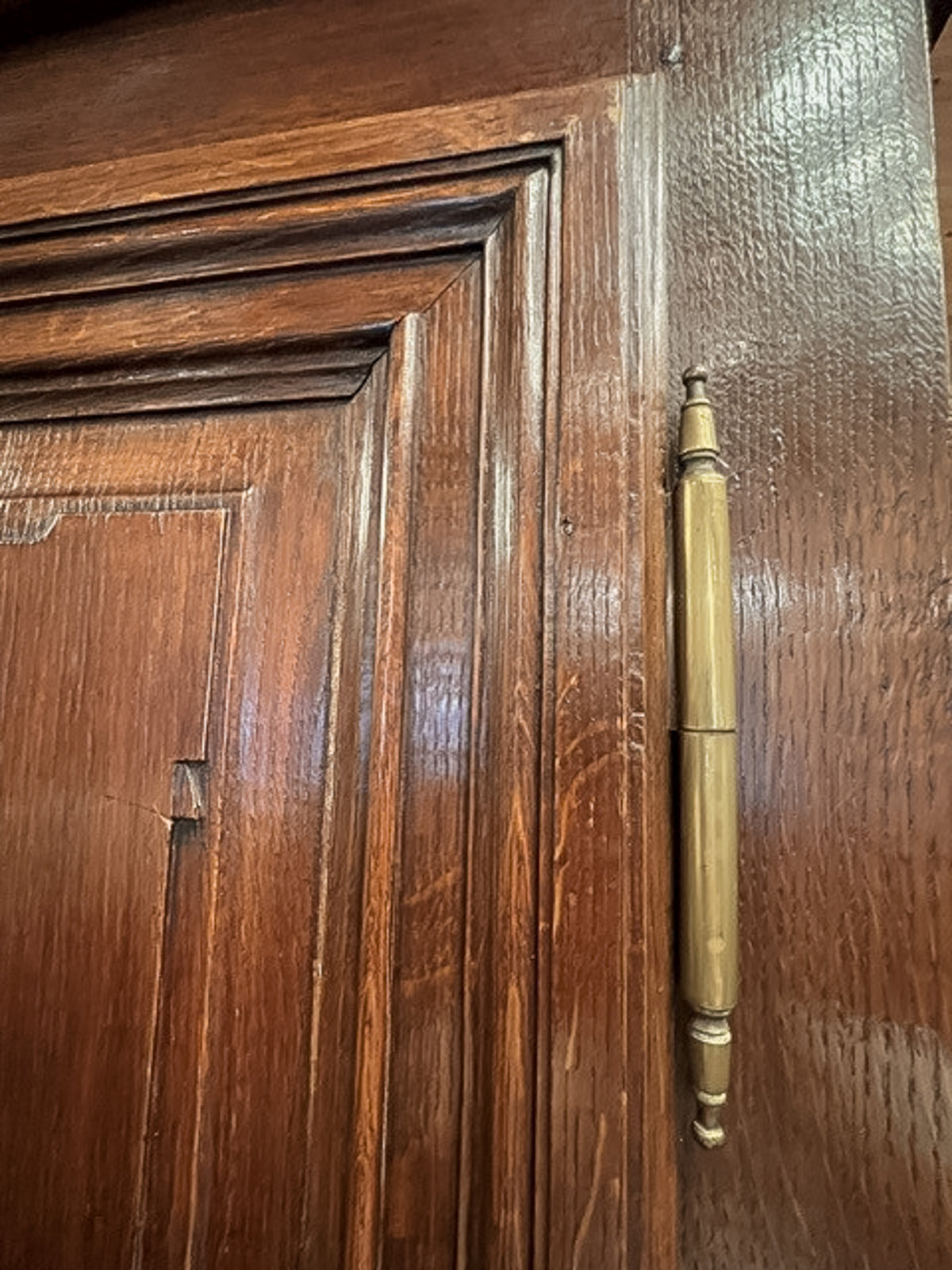 Antique French Provincial Oak Bonnetière