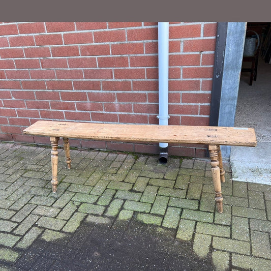 Primative European Pine Bench
