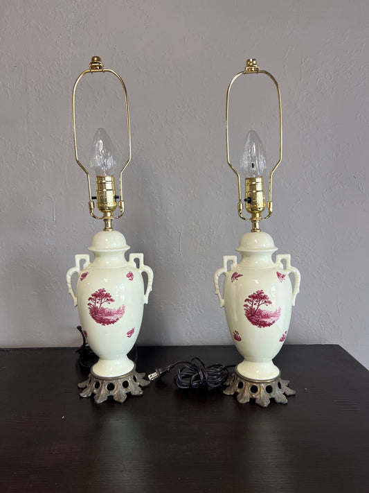 Pair of Chinoiserie Table Lamps