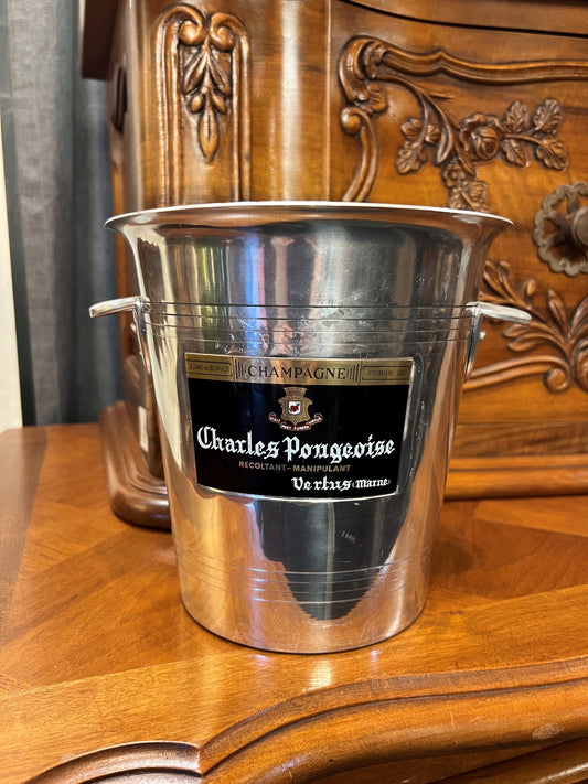 Found Metal Champagne Ice Bucket