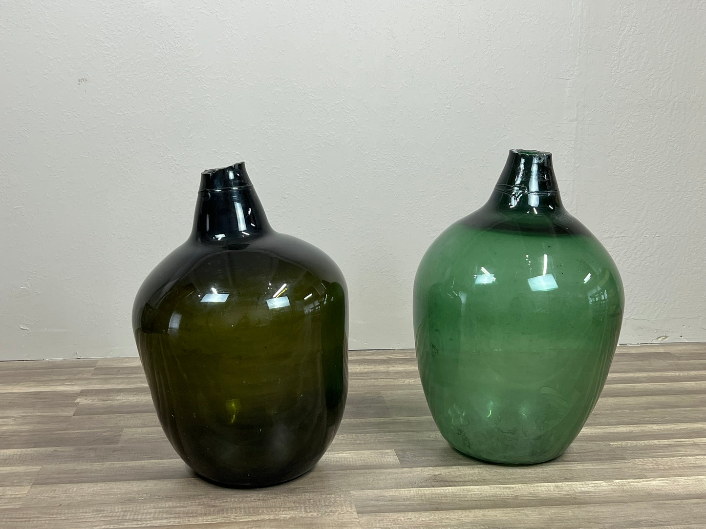 Pair of Eastern European Vintage Fermenting Jugs