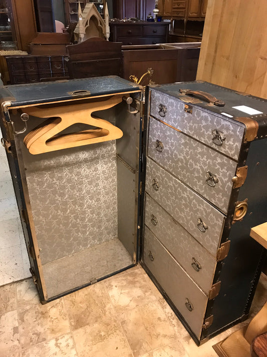 Early 19th Century Steam Travel Trunk