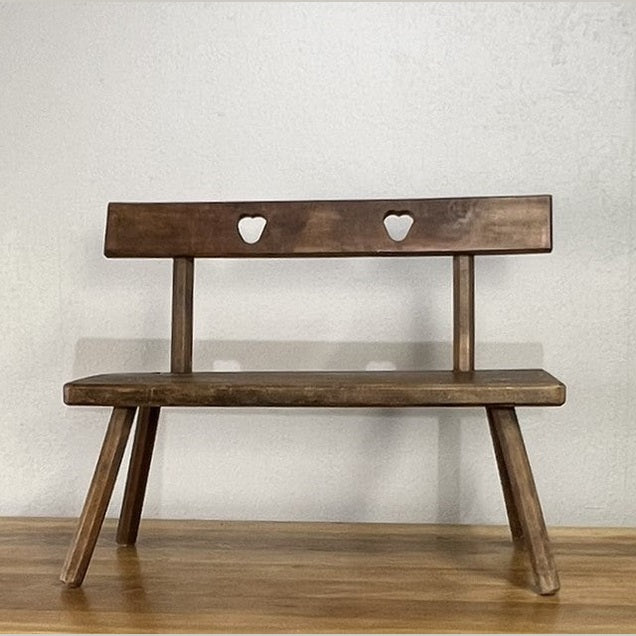 Primitive Hungarian Wood Bench
