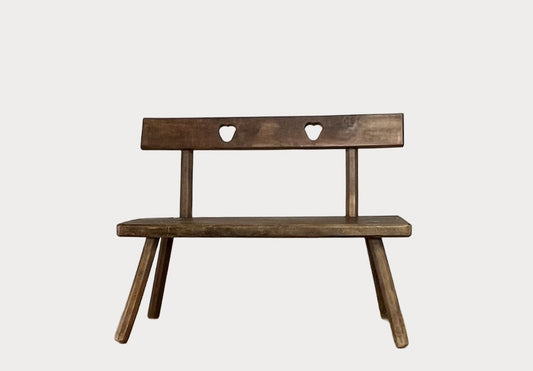 Primitive Hungarian Wood Bench