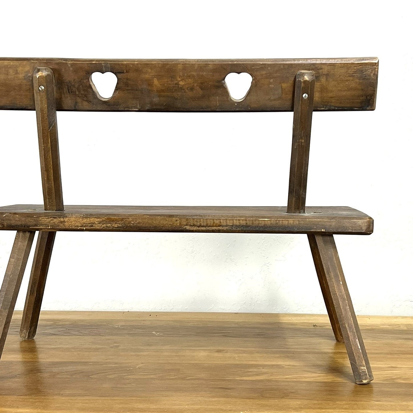 Primitive Hungarian Wood Bench