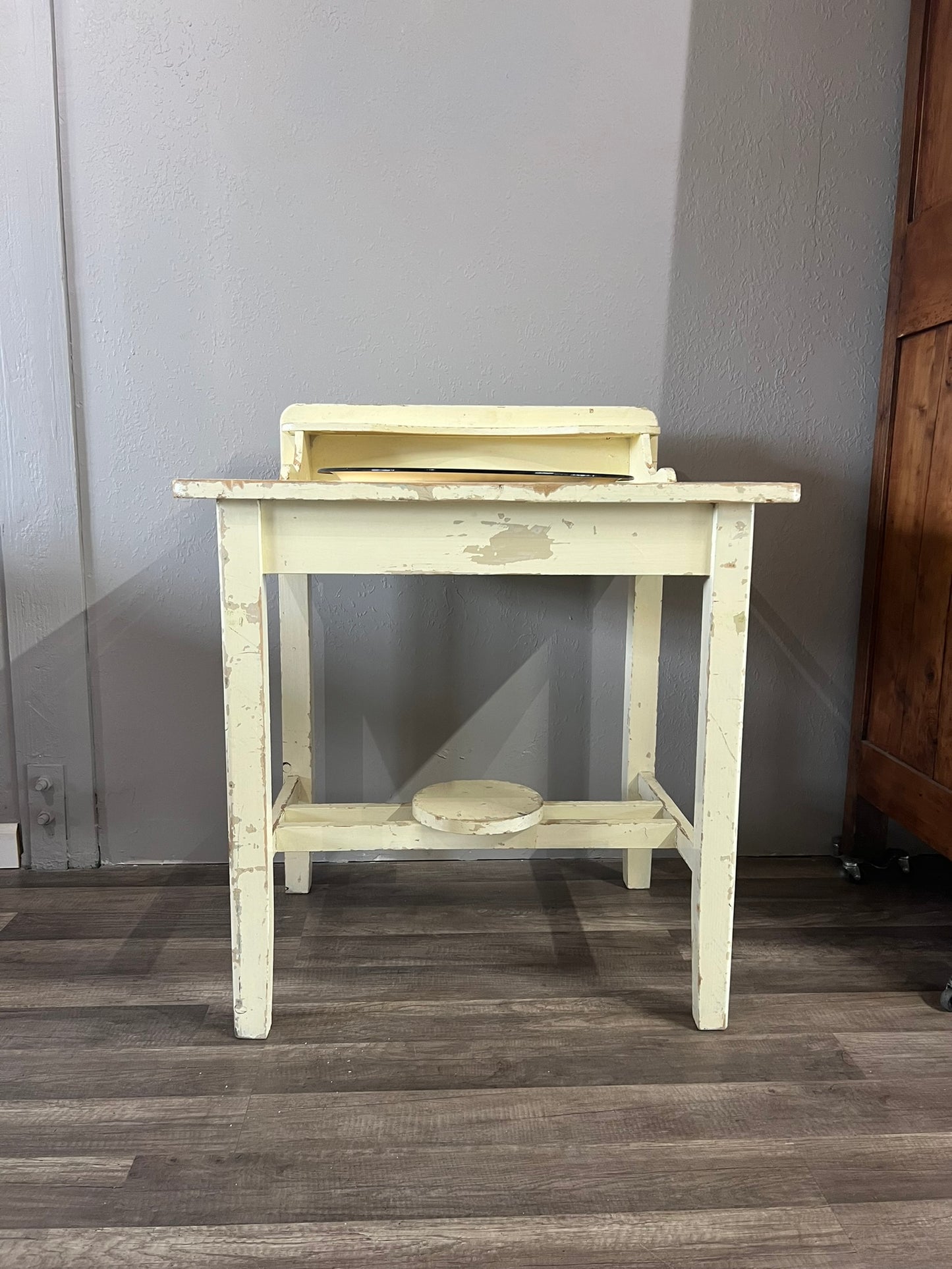 Vintage Hungarian Outdoor Dry Sink
