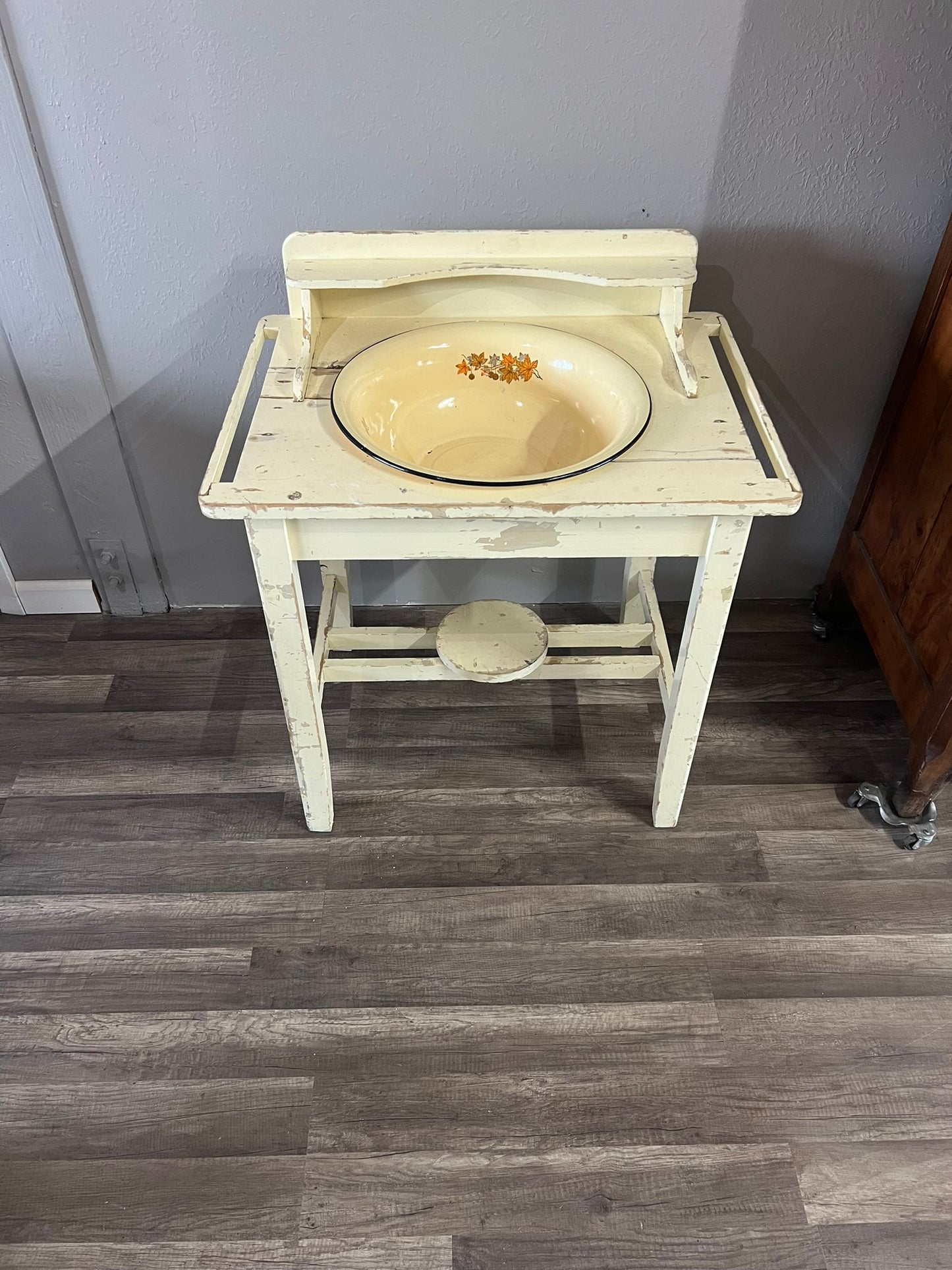 Vintage Hungarian Outdoor Dry Sink