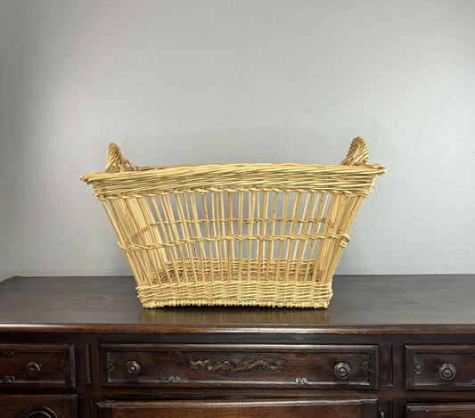 Vintage French Laundry Basket