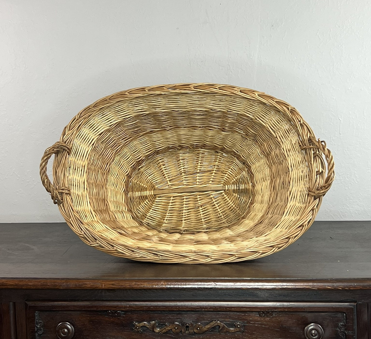 Vintage French Laundry Basket