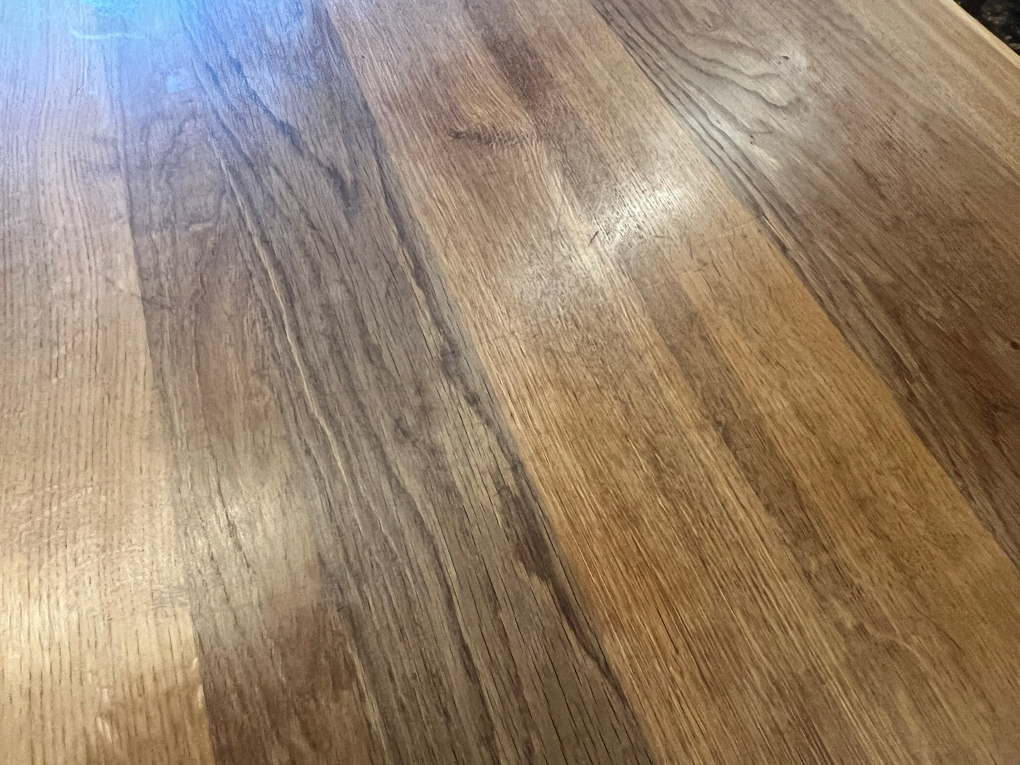 Vintage European Solid Oak Farm Table