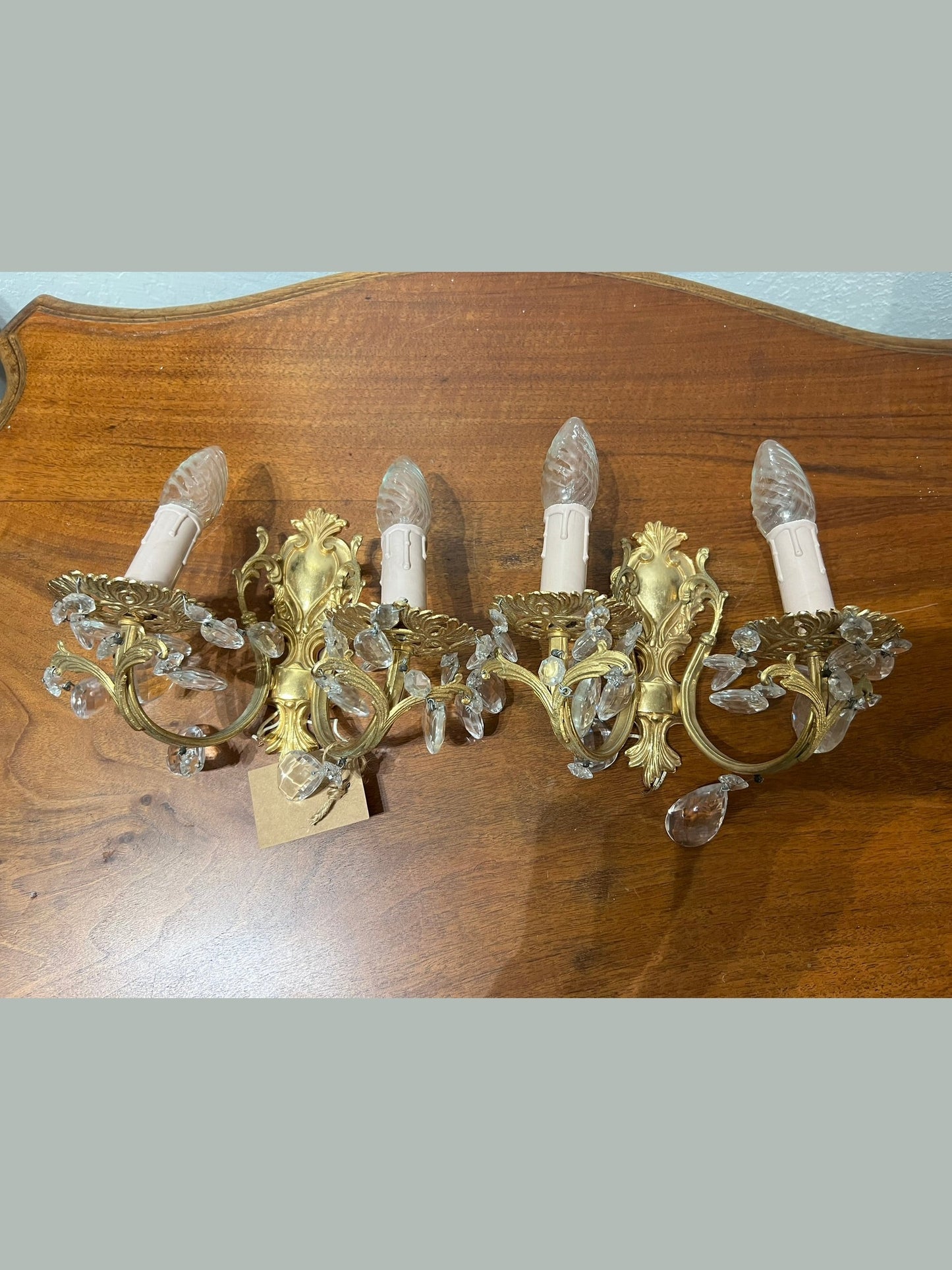 Vintage French Sconce - Glass #340