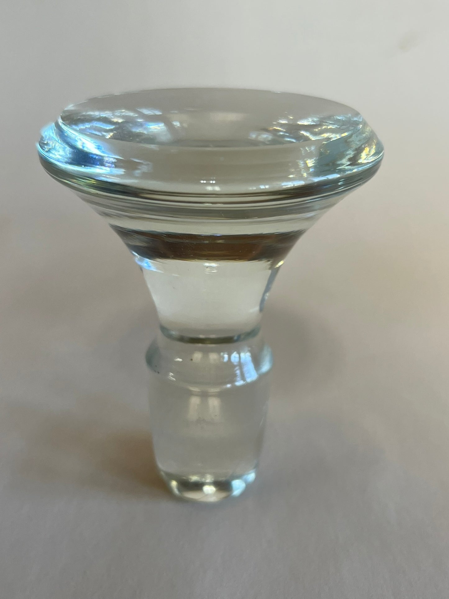 Decanter with ship etching