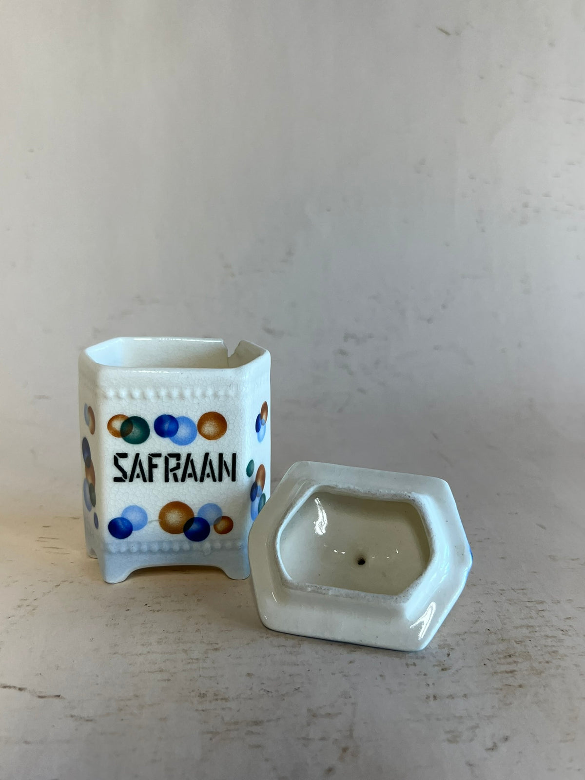 European Deco Ceramic Spice Set - 10 Pieces