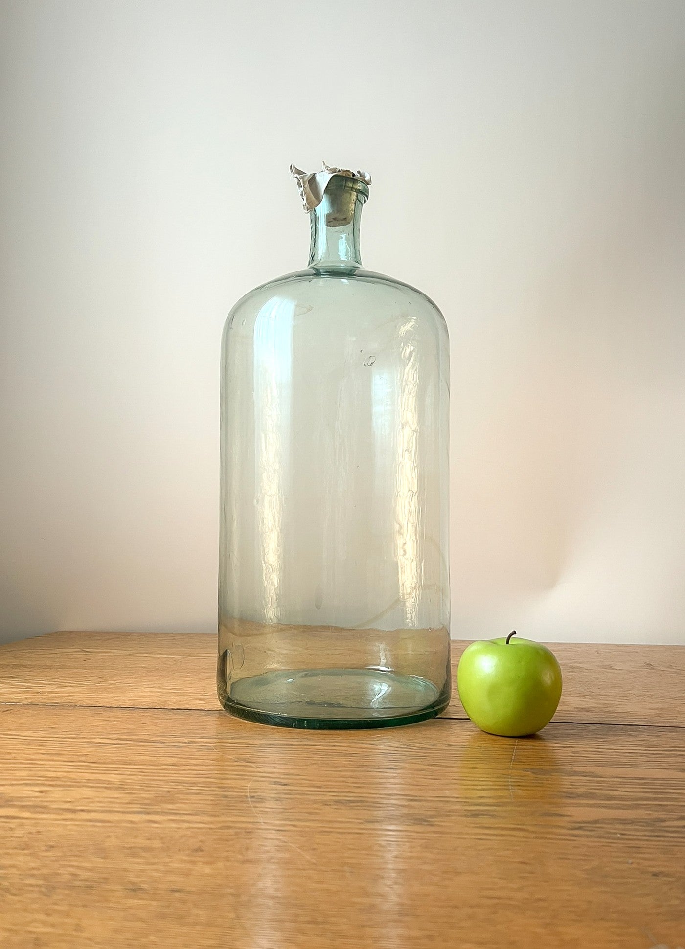 Demijohn -Large European Clear Glass Oil Bottle